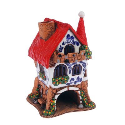 Аромалампа Домик «Елена», ручная работа, микс 17 см