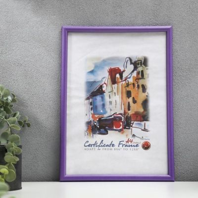 Фоторамка "Фиалковая" пластик 21х30 см