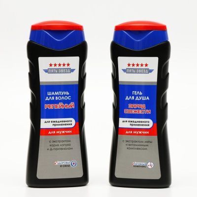 Подарочный набор «ВВС»: шампунь, 250 мл + гель для душа, 250 мл