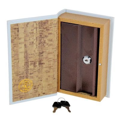 Сейф-книга "Сберегательная книжка" (21 x 14,5 x 5 см), дерево, кожзам