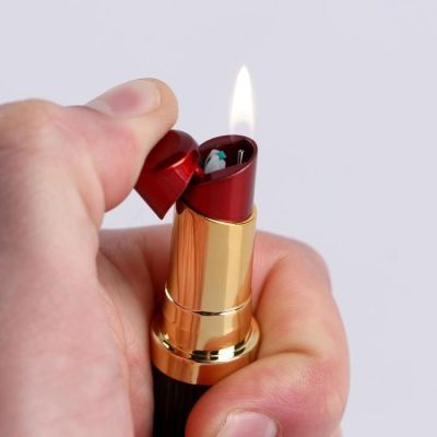 Зажигалка газовая "Помада", женская, микс, 8.5х1.7 см