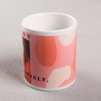 Кружка с сублимацией "Девушка", 320 мл