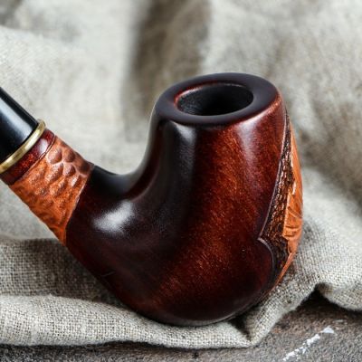 Трубка курительная "Cказка", якорь металлический, груша, 14 см