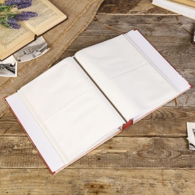 Фотоальбом на 200 фото 13х18 см "Девочка с мишкой в лесу" в коробке МИКС 29,5х23,5х5,5 см