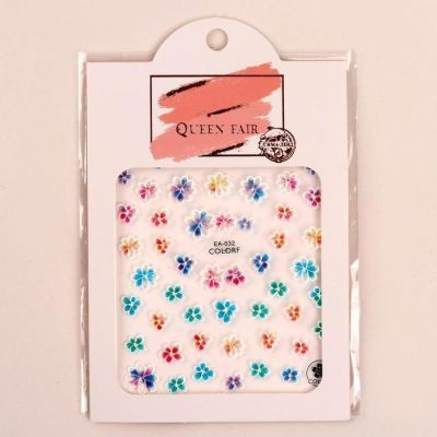 Наклейки для ногтей «Цветочная нежность» 5D