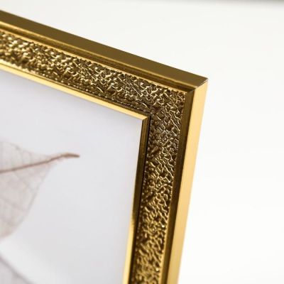 Фоторамка пластик 20х25 см "Структура" золото 29х24 см