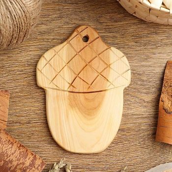 Доска "Желудь" 18 см, можжевельник