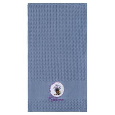 Набор вафельных полотенец Лаванда 33х60 см, 100% хл, 7 шт