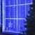Гирлянда «Водопад» 2 × 1.5 м, IP44, прозрачная нить, 400 LED, свечение бело-синее, 8 режимов, 220 В