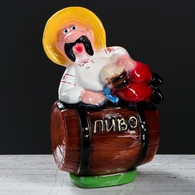 Копилка "Пиво", глянец, разноцветная, 29 см