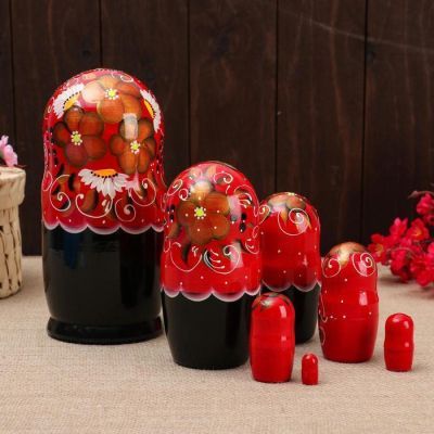 Матрёшка 7-ми кукольная "Тома"  , 23-25см, ручная роспись.