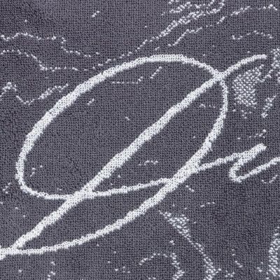 Полотенце именное махровое Этель "Дмитрий" серый, 50х90см, 100% хлопок, 420гр/м2