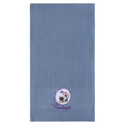 Набор вафельных полотенец Лаванда 33х60 см, 100% хл, 7 шт