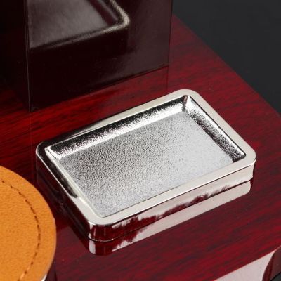 Набор настольный 4в1 (блок д/бумаг, подаст. д/печати, карандашница, визитница)