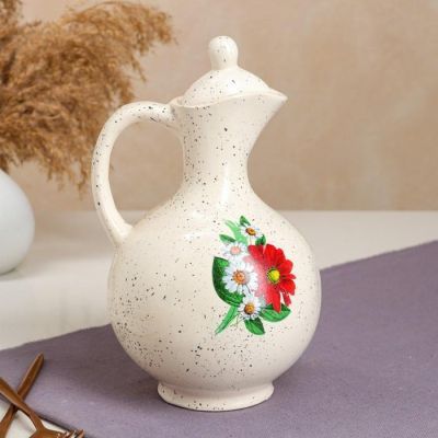 Кувшин "Цветной", с деколью, 1.7 л, микс