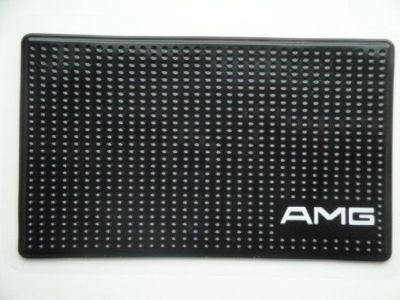 Коврик на панель антискользящий AMG (15х9)