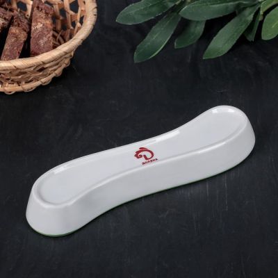 Блюдо для оливок/солений Доляна «Зелёный сад», 20×5×3,5 см