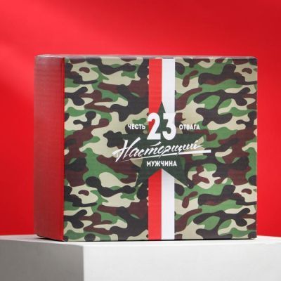 Набор "Настоящий мужчина", кружка 350 мл, ложка