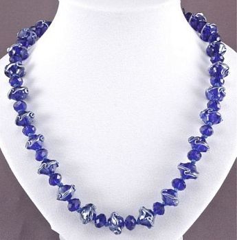 Бусы Муранское ст.  "Акварель" арт.П621