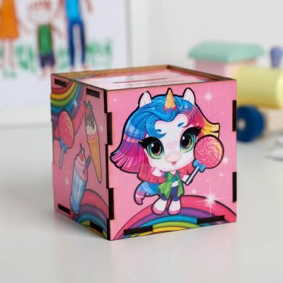 Копилка деревянная "На сладости"