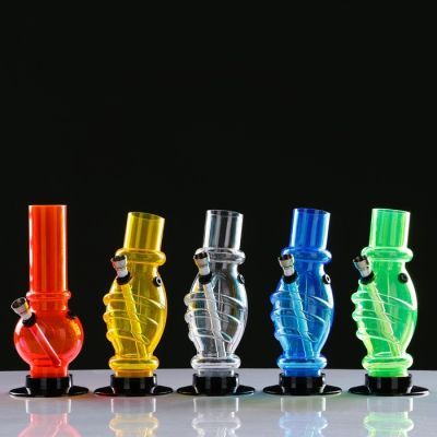 Бонг "Волна" наклонный, 20.5 см, матовый, микс