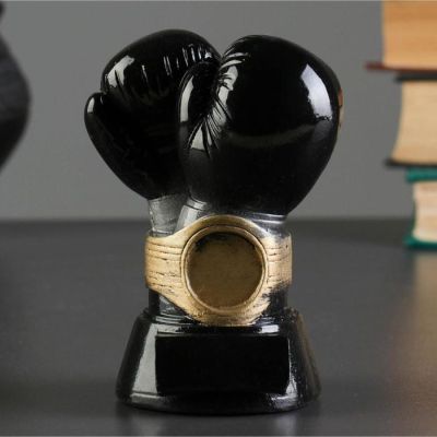 Кубок "Бокс" черный, 9х8х12,5см