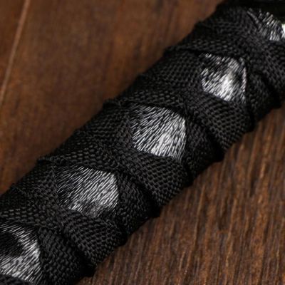 Сувенирное оружие «Катана», серые ножны под зебру