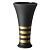 Ваза Black satin Gold