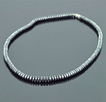 Бусы Гематит "Гаечка" арт. П3265