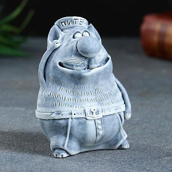 Сувенир "Кот-моряк (авторский М. Бруй) 8,5см