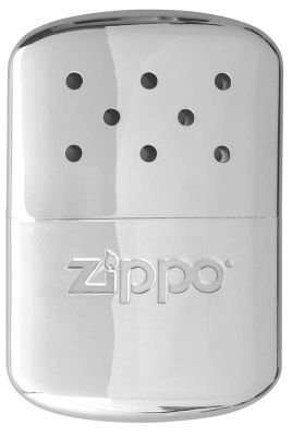 40 365 Грелка каталитическая Zippo High Polish Chrome 66*13*99 мм, серебристая, глянцевая