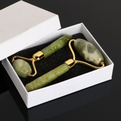 Набор массажеров роллеров из нефрита, 10 x 5 x 2 см