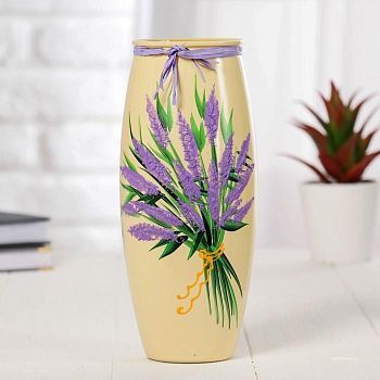 Ваза "Букетик лаванды" h-23,5х9,5; d-6.5см
