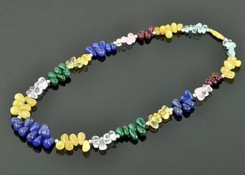 Бусы Самоцвет "Облепиха" арт.П2754
