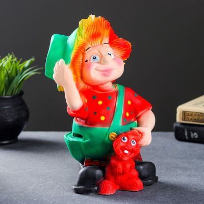 Копилка "Сорванец"  МИКС, 15х17х25см