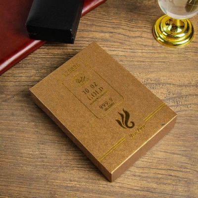 Зажигалка электронная, дуговая, USB, золотая, 3.5х1х7 см