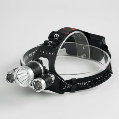 Фонарь налобный аккумуляторный, серия: "Мастер К", 6 х 9 см, от сети 220 Вт