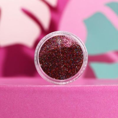 Набор Tropical mood, гель-лак и баночка с блестками