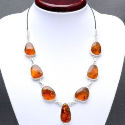 Колье Янтарь "Балтийская осень" арт. ЯК-1447