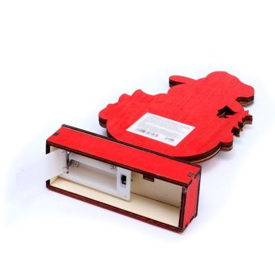 Новогодний декор с подсветкой «Весёлый снеговик» 13 × 5 × 24 см