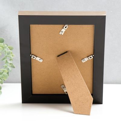 Фоторамка пластик 15х20 см "Зеркало с обводкой под бронзу" 25х20,4 см