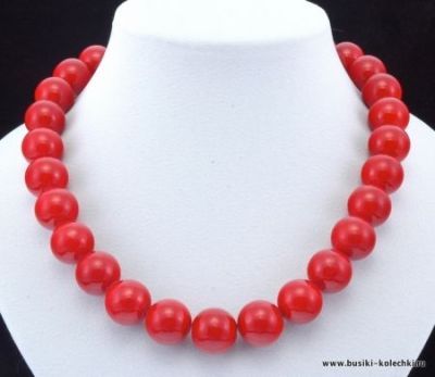 Бусы прес.Коралл "Классика №16" арт. ПКО-1(16)-48-6