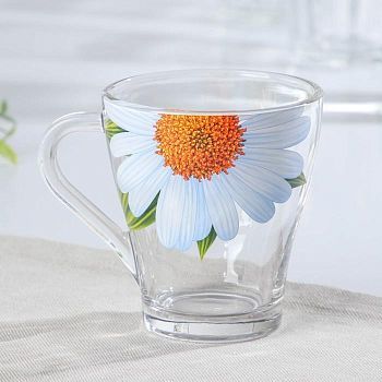 Кружка чайная «Живая природа. Ромашка», 250 мл