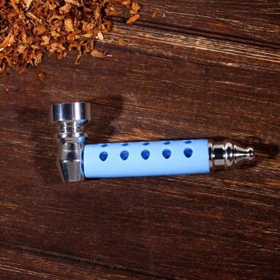 Трубка фигурная с обрезиненной ручкой, 3х8 см, микс