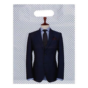 Пакет полиэтиленовый с вырубной, усиленной ручкой, 31 х 40 см, 60 мкм