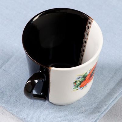 Кружка "День-ночь" деколь, 320 мл, микс