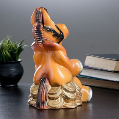 Копилка "Лошадь с подковой" 28х18см, МИКС