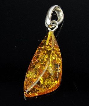 Кулон Янтарь "Золотой дождь" арт.ЯК-097