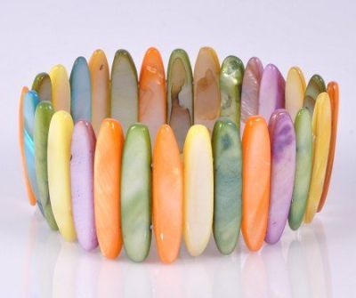 Браслет Перламутр "Лилу" арт. бНПР-3(30-6)-18-6