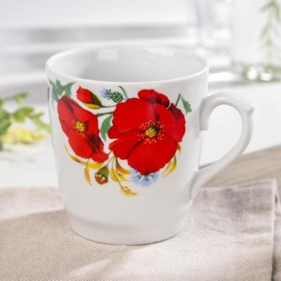 Кружка «Маки красные», 350 мл